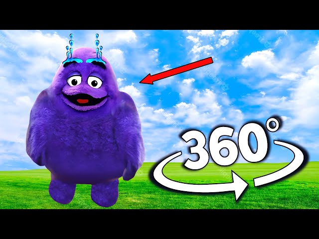 Grimace Shake Finding Challenge But It's 360 degree video