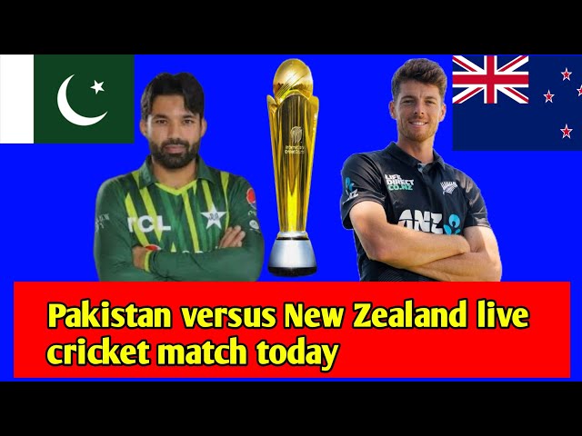 Pakistan versus New Zealand live cricket match today l Bolo Sports is live