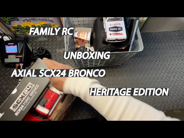 UNBOXING AXIAL NEW SCX24 BRONCO HERITAAGE EDITION first look family rc plus crawling new course mp4