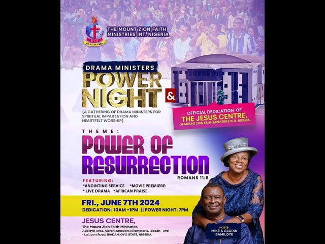 Drama Ministers Power Night || Power of Resurrection || June 2024 || ZION KULTURE