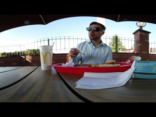 360 asmr eating sounds mcdonalds