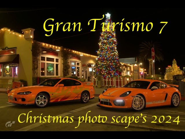 Gran Turismo 7 Christmas photo scape's 2024