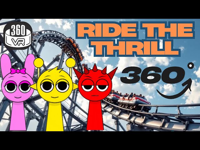 360° VR  |Ready for the Thrill? 🎢 Join the Roller Coaster Adventure!" | 4K immersive experience