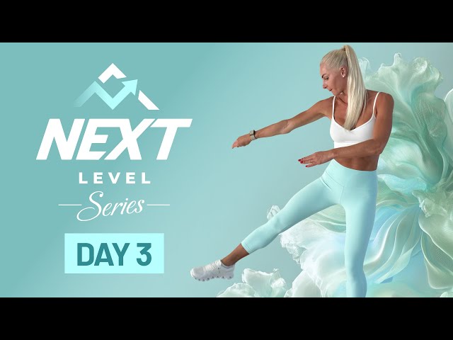 30 Min Full Body Cardio Sweat  - 20/10 Tabata, No Equipment | NEXT LEVEL Series - Day 3