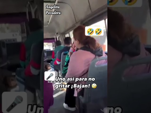 Cómo cuando pides que te bajen del bus con estilo