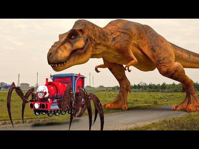 New Hollywood Movie (2024) Dinosaur Attack | T-rex Vs Anaconda | Jurassic Park| Dinosaur