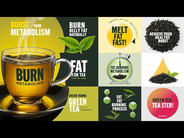 🌿 Green Tea: Your Fat-Burning Secret Weapon!