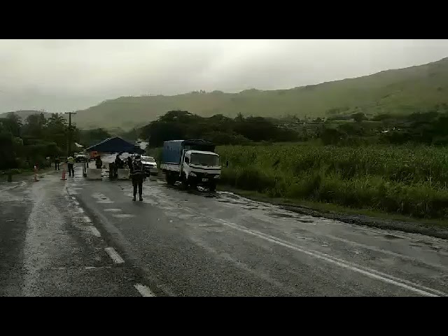 Tuvu Checkpoint in Lautoka - March 21, 2020