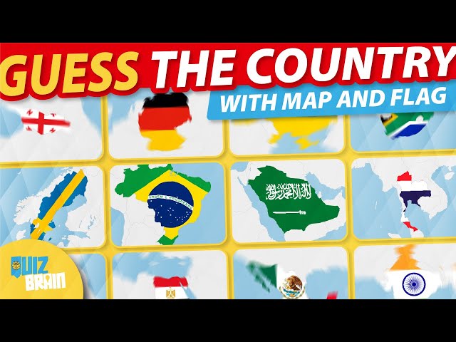 Can You Guess the Country by Map and Flag? 🌍 Geography Challenge!