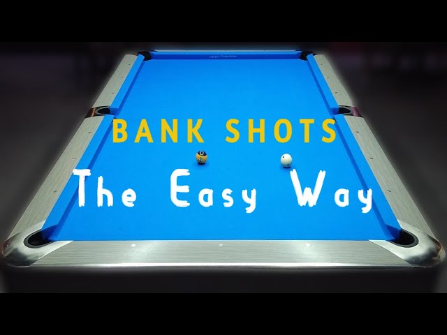 Bank Shots | The Easy Way  #pool #billiards #bankshot #learning #sports