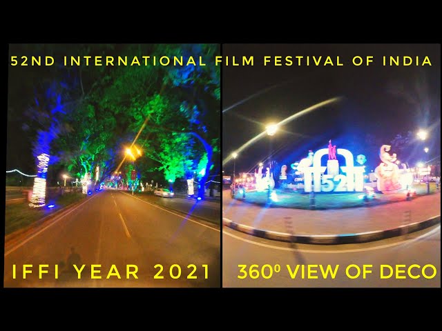 52nd International Film Festival of India | 360⁰ view of Lighting/Decoration