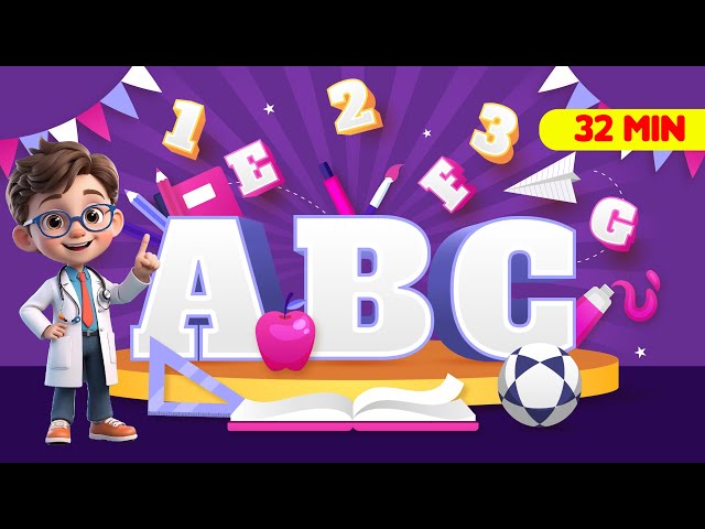 A For Apple B For Ball ABCD English Alphabets | ABCD Song  ABCD Rhymes - ABC Song Nursery Rhymes