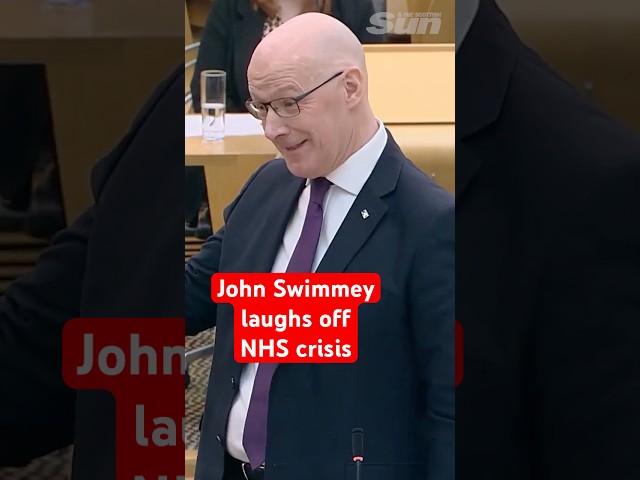 Swinney laughs off NHS crisis