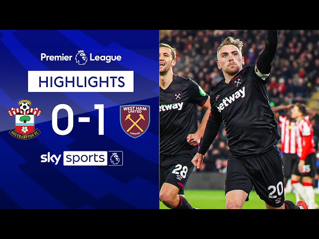 Bowen strike sinks Juric's Saints! 💥 | Southampton 0-1 West Ham | EPL Highlights