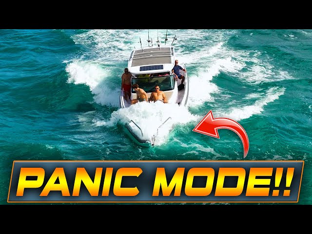 BOAT TAKES ON GALLONS OF WATER AT HAULOVER INLET !! | CAPTAIN ERROR? | WAVY BOATS