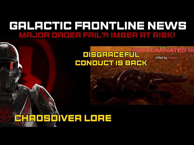 Helldivers Lore-Focused News // Major Order Recap, Disgraceful Conduct, Chaosdivers - GFN.18