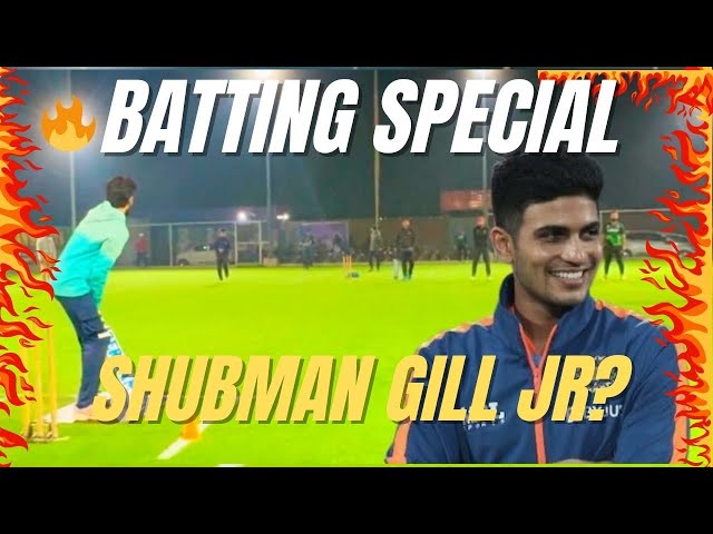 We found | Shubman Gill | Jr in Indoor Cricket Match 😳🏏 Shubman Gill wali shots 😱