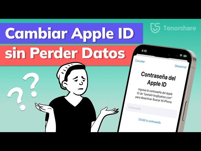 TOP 3 | Cómo cambiar ID de Apple sin Perder Datos 2024