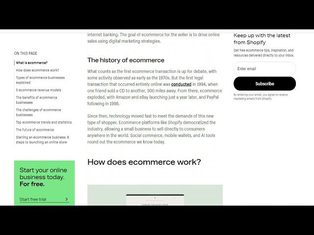 Ecommerce Shopify Store | What is Shopify Ecommerce