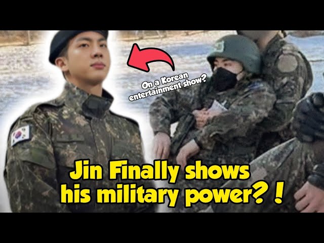 Jin shows off his military power in public, even this idol on the Entertainment Show shocked?!