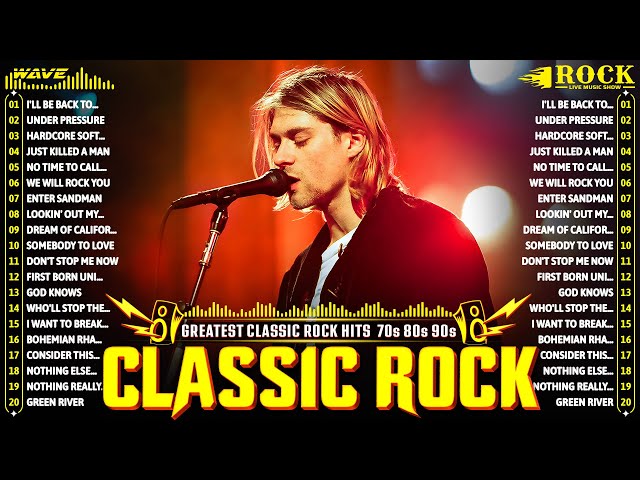 Classic Rock 70s 80s 90s Songs ⚡The Beatles, Pink Floyd, The Rolling Stones, ACDC, The Who