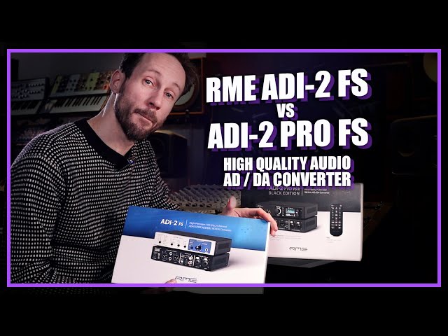 The RME ADI 2 FS & ADI 2 PRO  FACE TO FACE! | Audiophile grade AD/DA converters / DAC