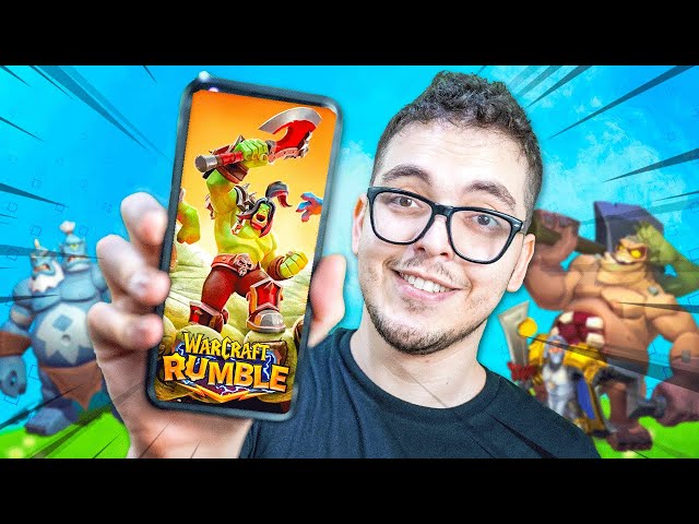 Melhor Que Clash Royale?! NOVO Jogo GRÁTIS - Warcraft Rumble