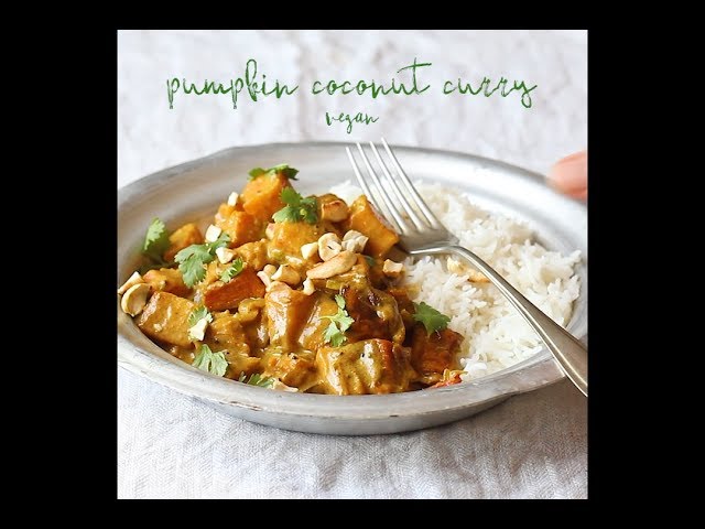 Pumpkin coconut curry