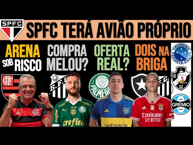 ARENA DO FLA A PERIGO? MERENTIEL VOLTA? ZÉ RAFAEL MELOU? 2 OFERTAS POR ROLLHEISER! AVIÃO DO SP, ZÊRO