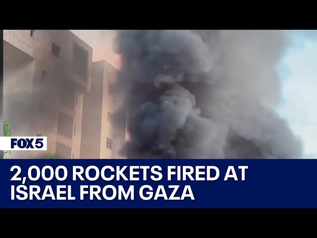 2,000 rockets fired at Israel from Gaza