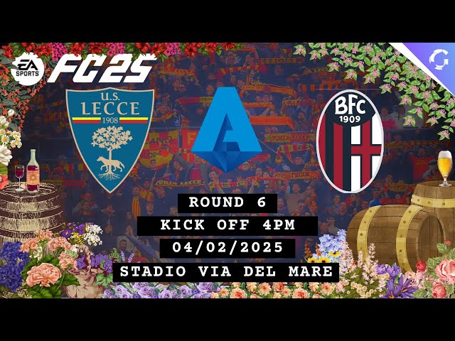 FC25 | Serie A R6 | Lecce vs Bologna | GIA Football