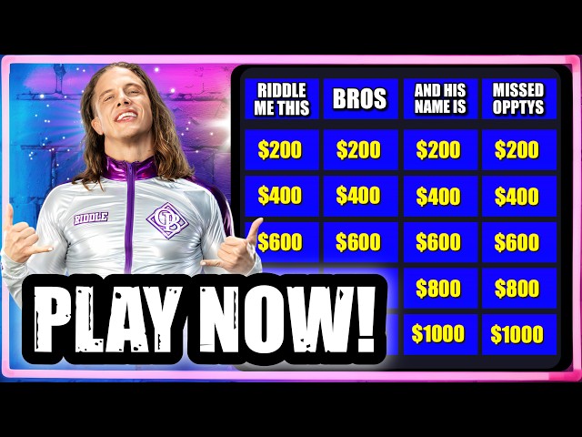 Wrestling Jeopardy! Test Your WWE Knowledge & More