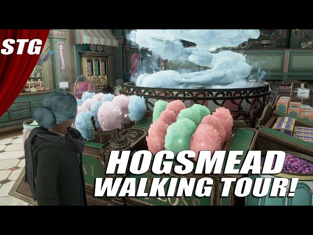 Hogwarts Legacy - Hogsmead and Room of Requirement -  Walking Tour - Gameplay and Ambience