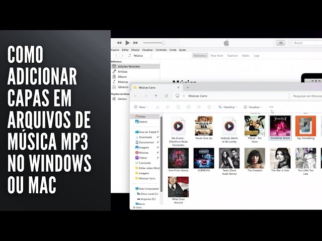 Como Adicionar Capas em Arquivos de Música MP3 no Windows ou Mac