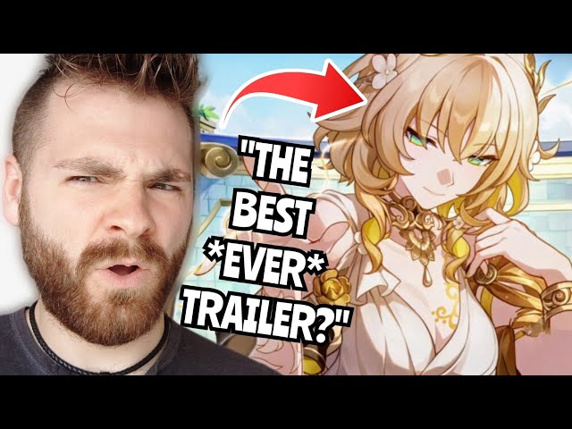 REACTING to THE *FIRST EVER* ZZZ x Genshin Impact TRAILERS! | Honkai: Star Rail AGLAEA | REACTION!