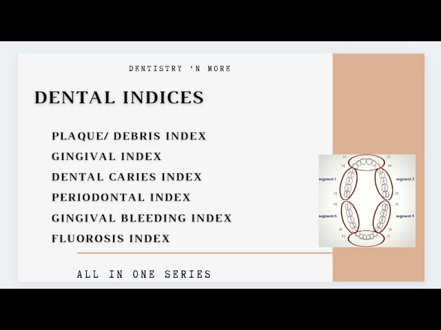 DENTAL INDICES