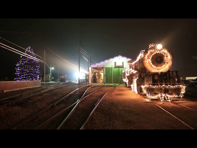 Happy Holiday Railway Departing From Barn Nine