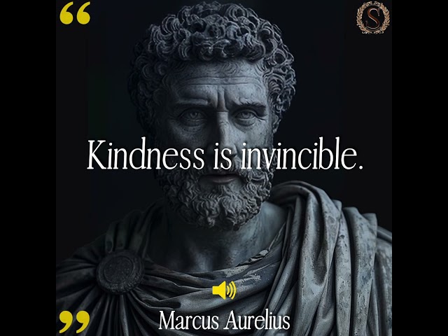 Kindness is invincible, but only when it's sincere #marcusaurelius #quotes  #dailystoic #stoicism