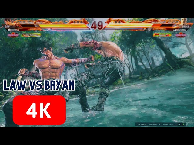 LAW VS BRYAN FURY | TEKKEN 8 - ONLINE | 4K 60 FPS