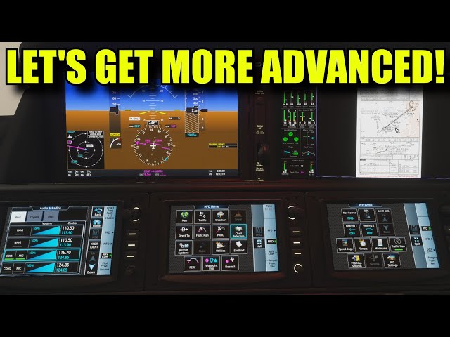 FS2020: Vision Jet ILS & VNAV With The G3000 - Advancing Our Learning!  Back to Basics Part 42