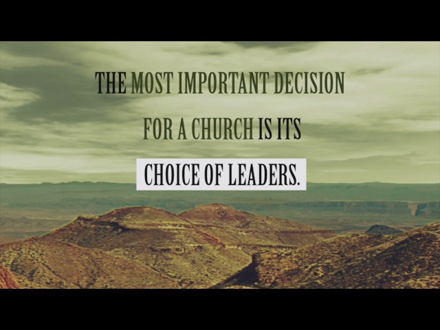 More important decision for a church