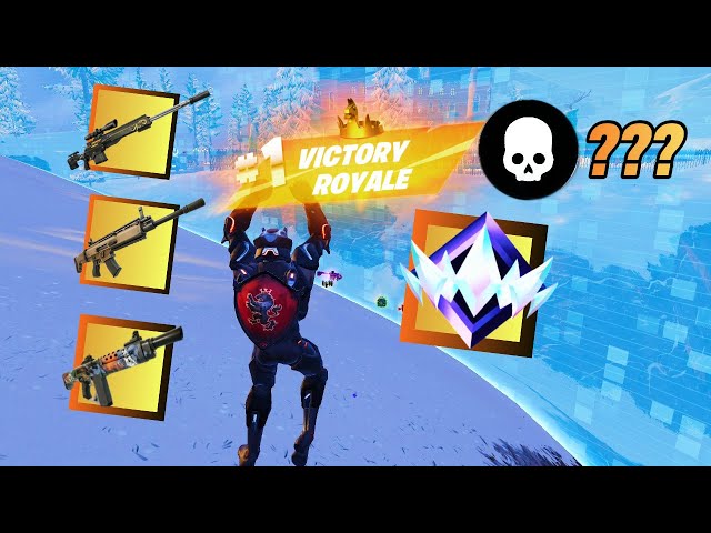 High Elimination Unreal Ranked Solo Win Gameplay (Fortnite Chapter 5 Zero Builds)