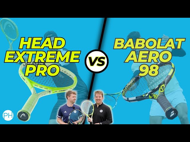 REVIEW: HEAD EXTREME PRO vs BABOLAT AERO 98 | Best Spin Racket? | Racket Review | PH Tennis