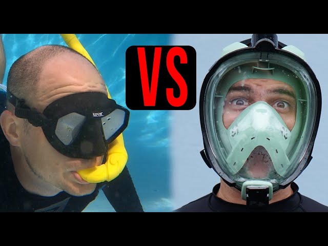 Full Face Snorkel Mask vs. Old Style Snorkel Mask 🤿  Which is BEST for snorkeling❓❓❓