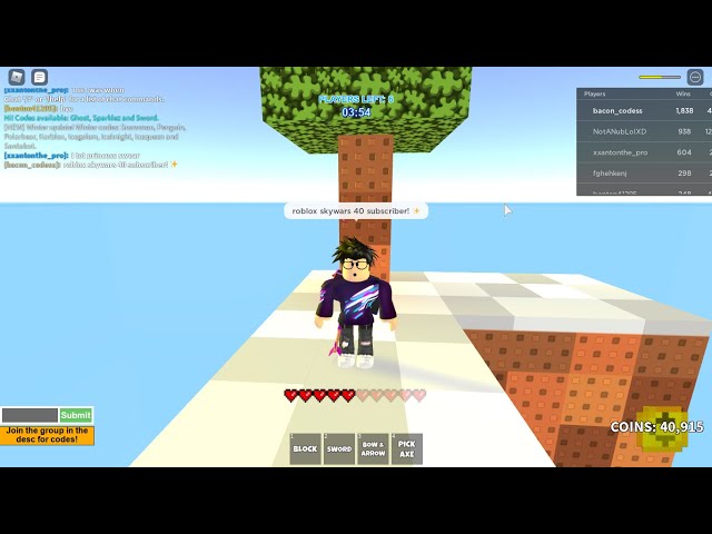 roblox skywars 40 subscriber gameplay! (roblox skywars 40 subscriber gameplay!)