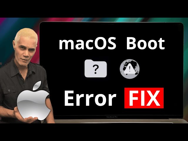 How to FIX macOS Startup Errors [Step by step]