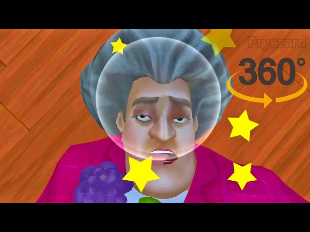 Scary Teacher 3D Scrappy New Year Level Prank (iOS,Android Gameplay) 360 Video