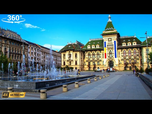 Explore Craiova in 360 VR | Discover Romania’s Cultural Hub. Downtown Walk