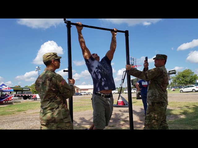 34 Army Pull-ups Oklahoma State Fair 2018