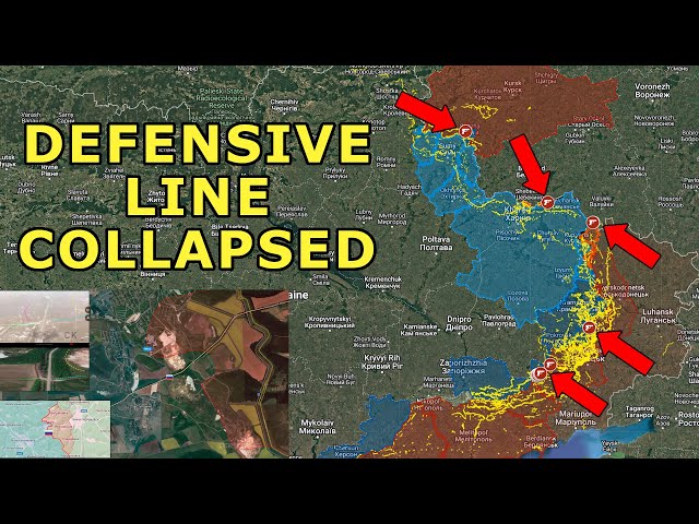 Ukrainian Defensive Line Collapsed | Russian Advances Continue All Across The Frontline